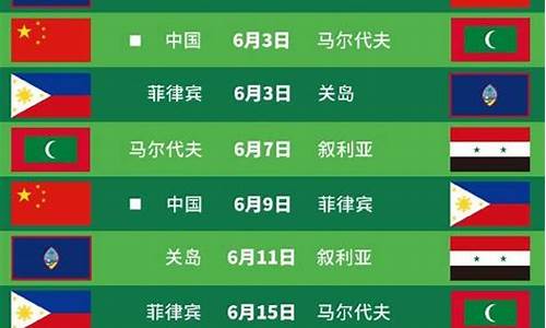 国足世预赛开球时间,国足世预赛赛程6月7日几点开始