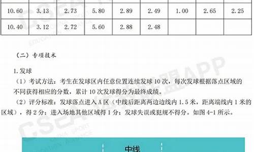 中考体育排球评分标准2023_中考体育排球评分标准